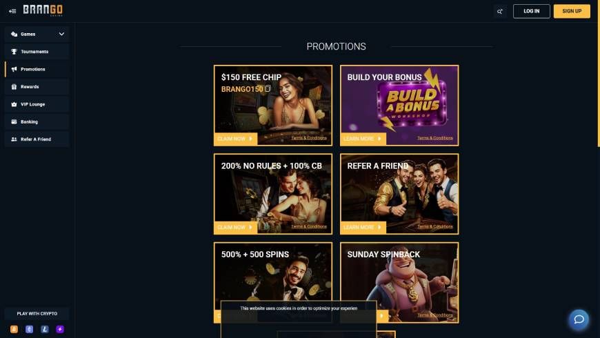 Brango Casino Bonuses