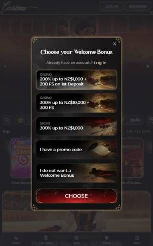 Casina Casino Register Mobile