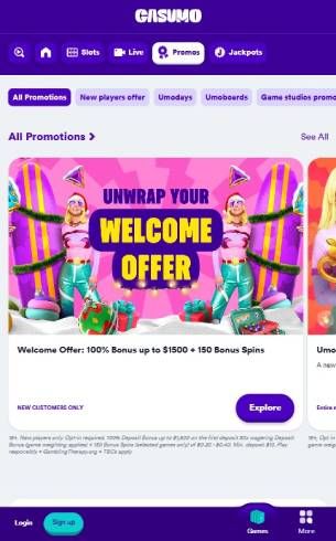 Casumo Casino Bonuses Mobile