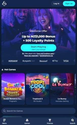 Christchurch Casino Home Page Mobile