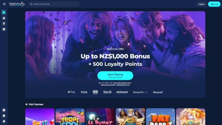 Christchurch Casino Home Page