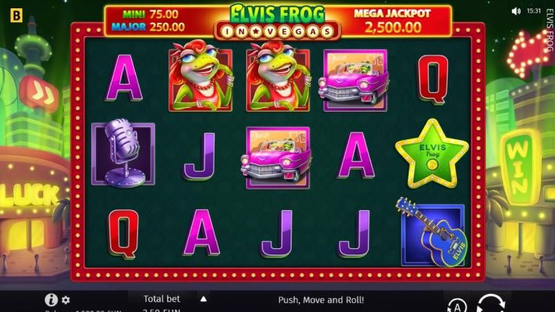 Elvis Frog in Vegas