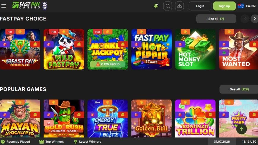FastPay Casino pokies