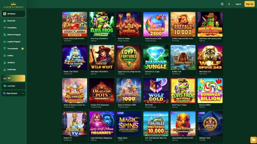 Golden Crown Casino Pokies