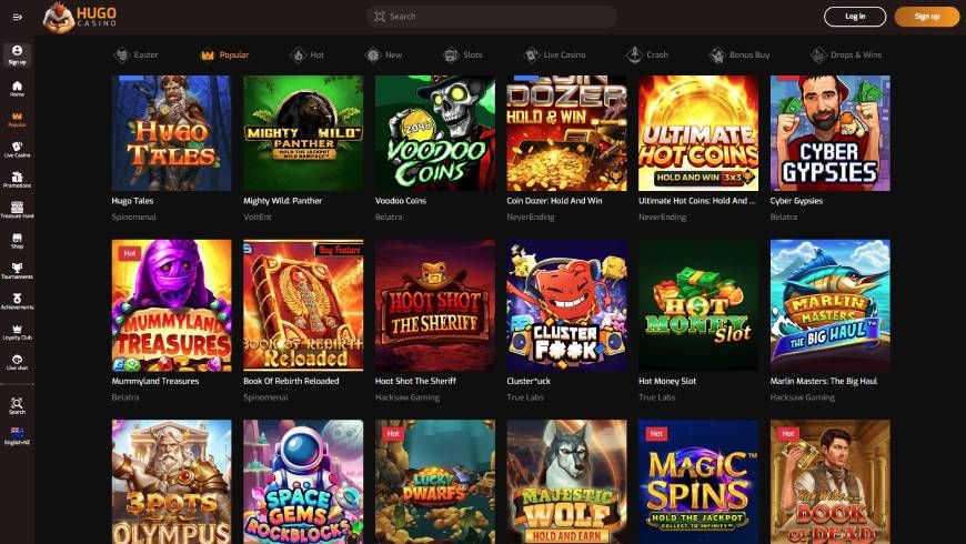 Hugo Casino Pokies