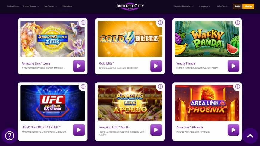 Jackpot City Casino Pokies