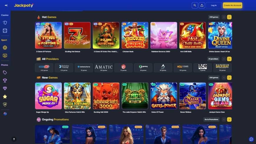 Jackpoty Casino Pokies