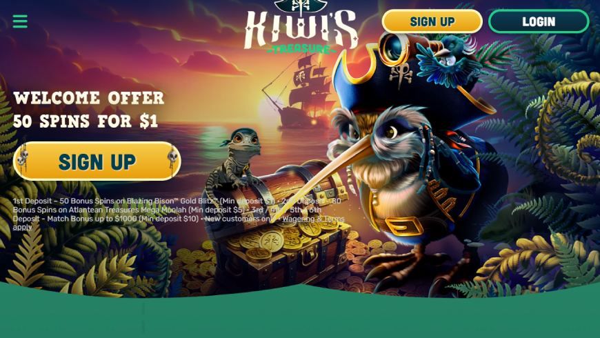 Kiwis Treasure home page