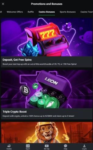 Leon Casino Bonuses Mobile