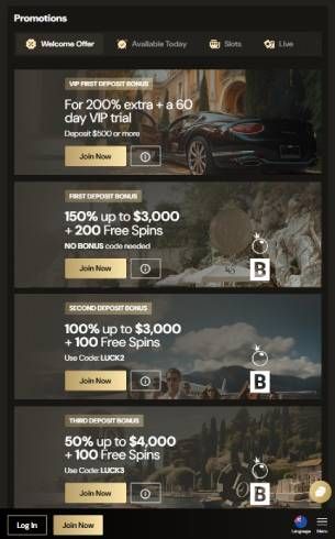 Lucky Ones Casino Bonuses Mobile