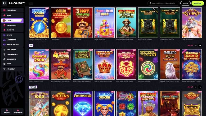 Lunubet Casino Pokies