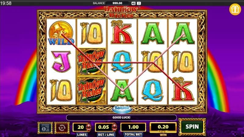 Rainbow Riches gameplay