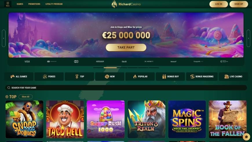 Richard Casino Home Page