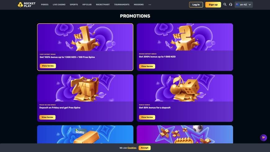RocketPlay Casino Bonuses