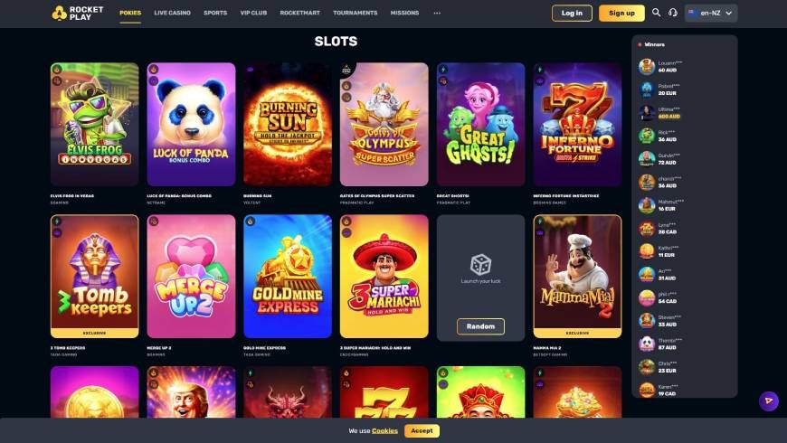 RocketPlay Casino Pokies