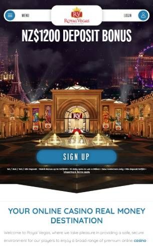 Royal Vegas Casino Home Page Mobile