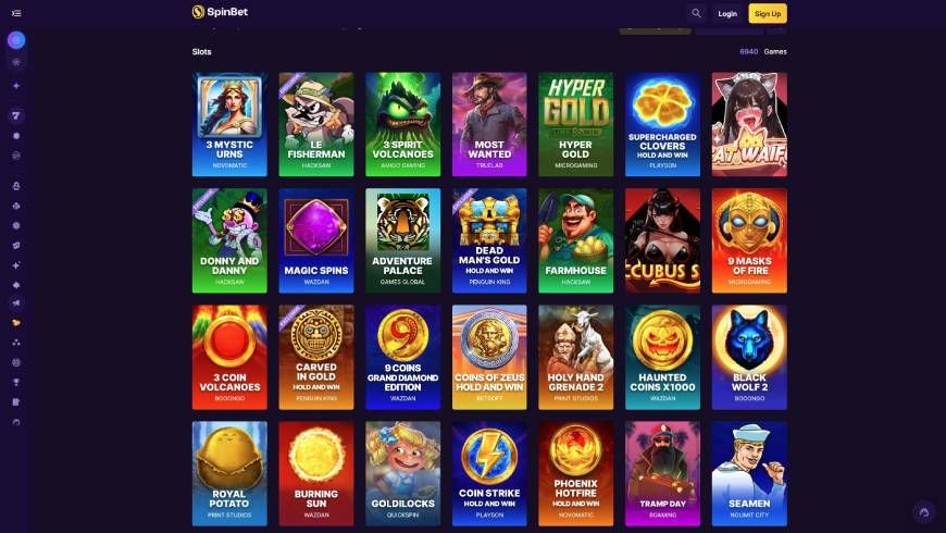 SpinBet Casino Pokies