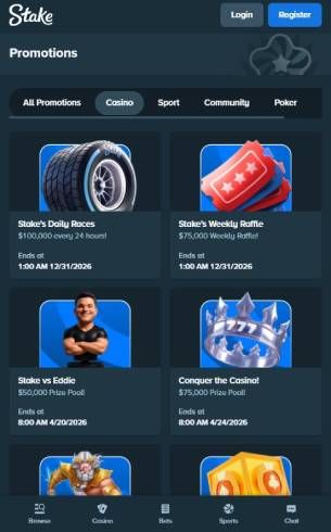 Stake Bonuses Mobile