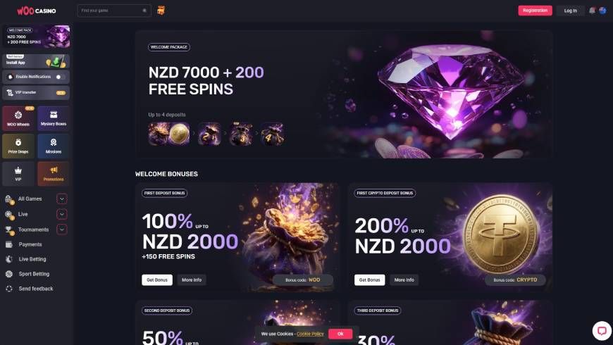 WooCasino Bonuses